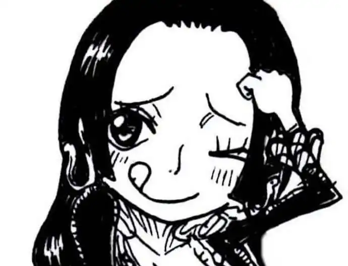 海贼王人物趣萌表情包草帽团集体比耶女帝吐舌头表情太可爱了