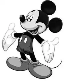 谁能给我几张米老鼠唐老鸭的图片要正面的而且要黑白的