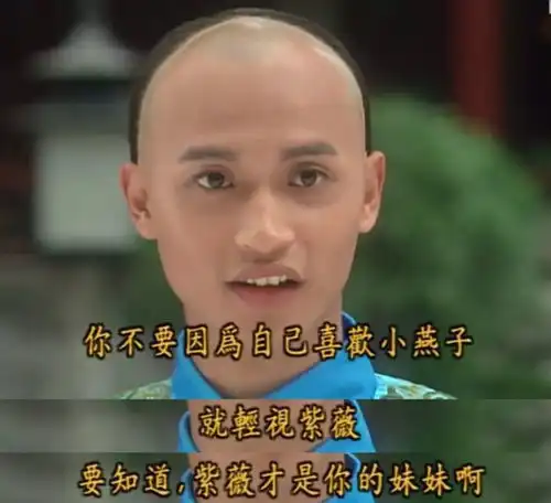 五阿哥微笑表情包紫薇
