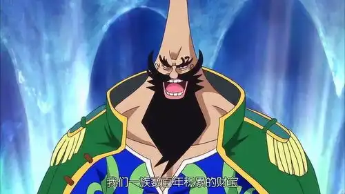 海贼王不愧是卡普,直接把青椒脑袋上的尖给打钝了