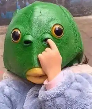 挖鼻孔表情包头像