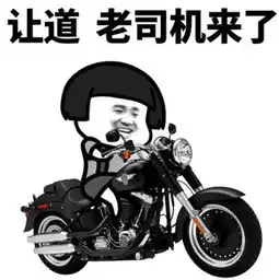 表情包五一放假了,骑上小摩托带你释放真我,搏一搏单车变摩托