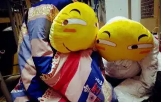 武汉一高校女生寝室集体购买抱枕制作滑稽表情包