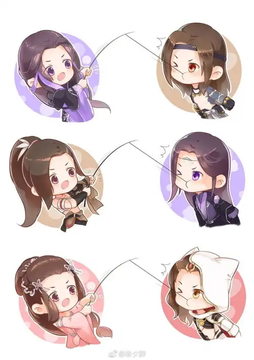 秀恩爱从头像开始剑网3超可爱钓鱼情侣头像