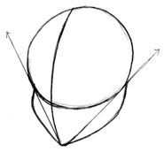 漫画人物头部多种视角造型方法