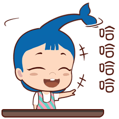 鲸妞微信表情包上线了