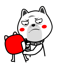 搞怪咆哮狗微信表情gif下载咆哮狗动态微信表情大全