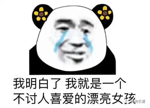 表情包女孩脸很胖熊猫