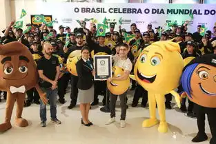 emojiday全球联欢表情奇幻冒险破吉尼斯纪录