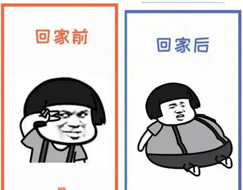网友用表情包诠释大学生回家前后,对比图逗乐网友这也太真实了