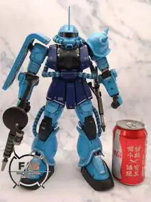 真男人细节不够自己来,pg扎古刻线改色涂装范例