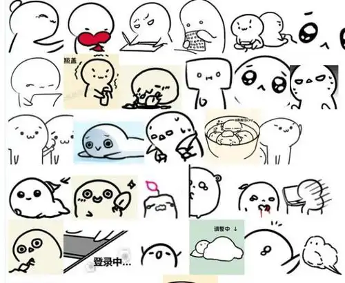 和长草颜文字君很像,可是头上没有草的表情,他叫什么呢