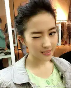 天仙一眨眼心脏都颤抖刘亦菲wink超可爱