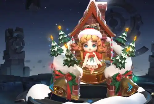 王者荣耀蔡文姬圣诞限定皮肤特效展示,玩家被萌化出少女心了