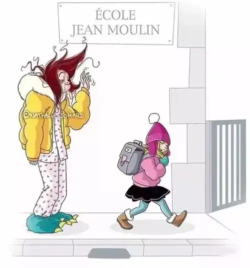 当妈有多难法国女画家用30张图告诉你