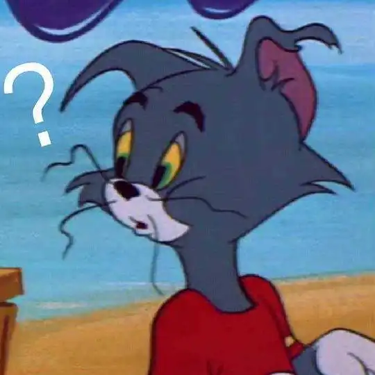 汤姆侧头指着笑表情包