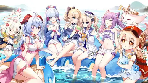 原神泳装壁纸搬运