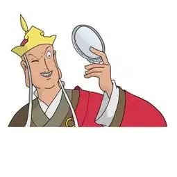 唐僧照镜子表情包在线制作