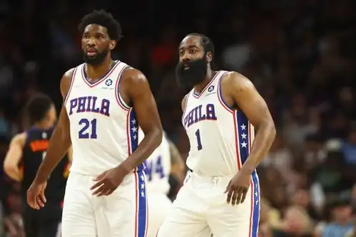 哈登低迷,恩比德空砍3715布克35分,太阳横扫76人豪取8连胜