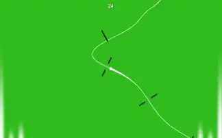 绿色滑动手机壁纸