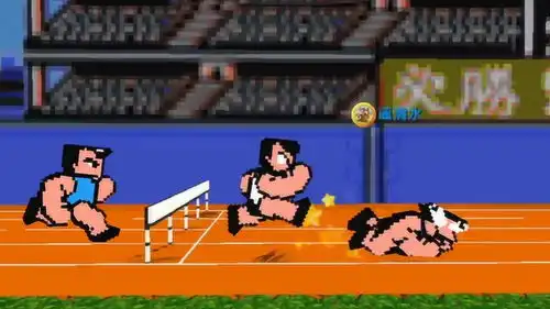 迷你世界400米跨栏跑,汤米的头被摔出大包