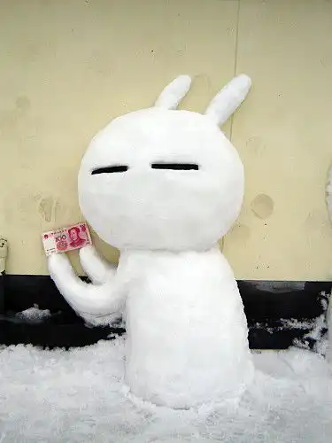 恶搞兔子表情包寂寞如雪