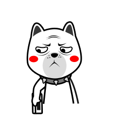 搞怪咆哮狗微信表情gif下载咆哮狗动态微信表情大全