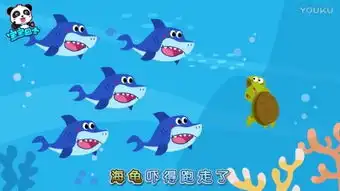 小鲨鱼去郊游图片