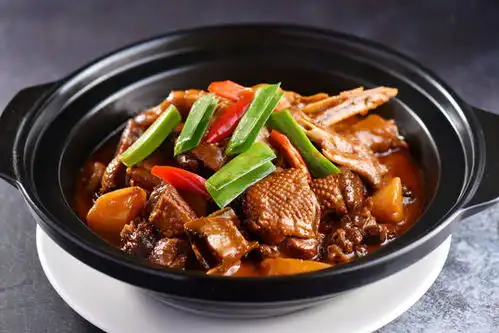 铁锅炖大鹅图片素材下载食品餐饮素材下的中国菜系图片素材