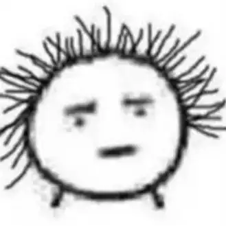 脱发可爱表情包毛囊