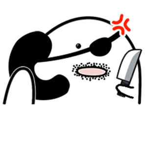 独眼绘文字拿刀子打电话gif表情包在线制作