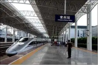 常州高铁站视频实拍