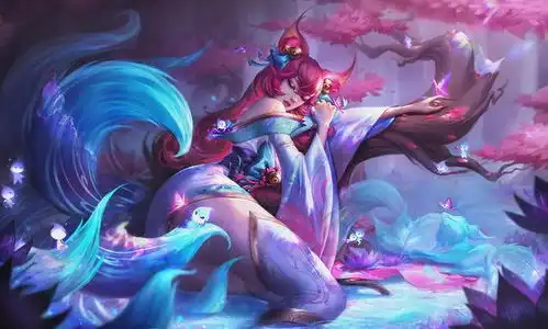 游戏插画壁纸分享丨lol灵魂莲华阿狸