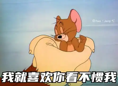 发给对象看看会不会挨打猫和老鼠表情包艾特你想艾特的人