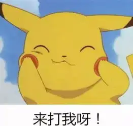 皮卡丘颜文字表情