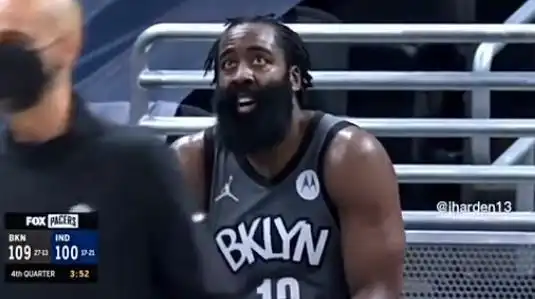 自个叫暂停休息哈登累到翻白眼,数据背后各种任劳任怨