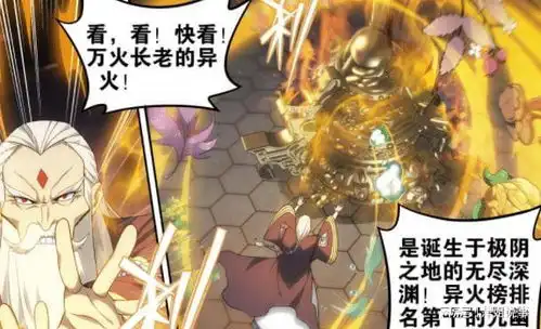 斗破苍穹,魂虚子动用虚无吞炎天地之火,萧炎让小伊炼制数千药材