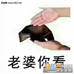 儿子你看我们钱包一样空表情图片爸爸妈妈你们看我的钱包空空的表情包下载乐游网游戏下载