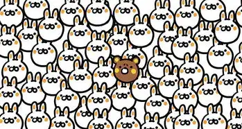 阿汤熊和皮皮兔微信表情