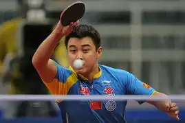 中国男团30克罗地亚王皓正手发力回球