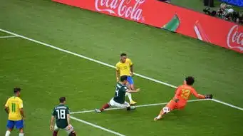 世界杯18又是一场20,巴西队战胜墨西哥队晋级8强