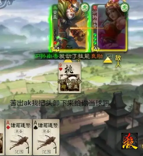 三国杀望着我的四十米大刀陷入沉思,那些年的神截图