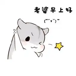 仓鼠夫君表情包老婆早上好老婆中午好老婆晚安