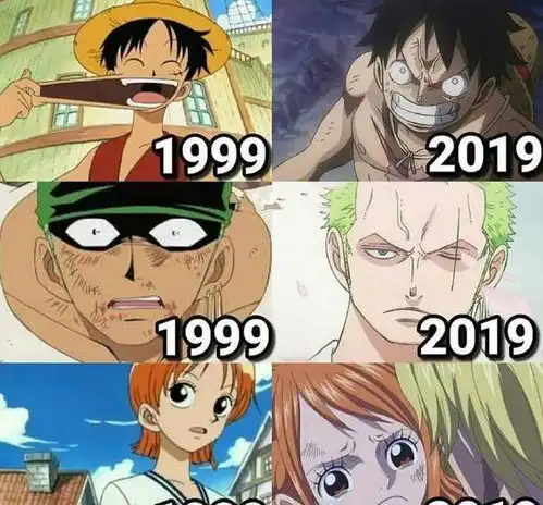 海贼王20年草帽团从登场到现在的和之国,谁的变化最大