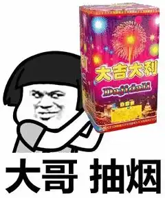 吸烟表情包视频大哥