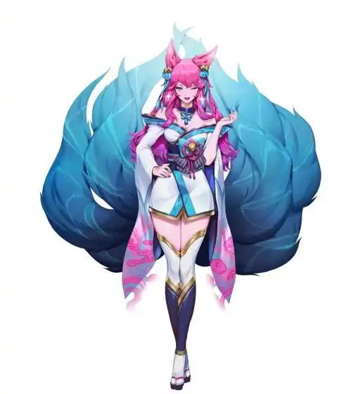 lol灵魂莲华阿狸全身像曝光颜值超高