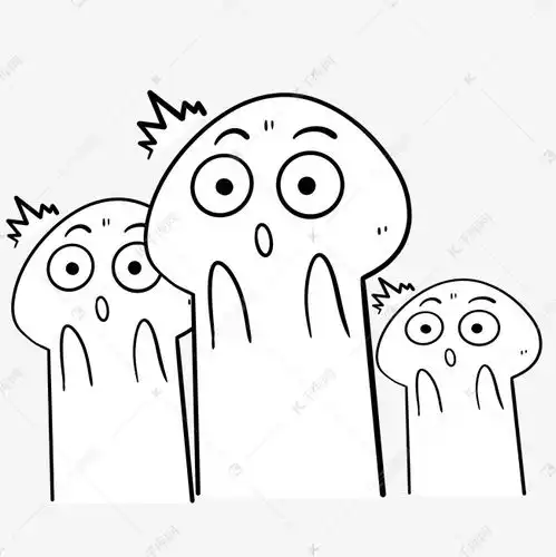 大吃一惊光头小人表情包素材图片免费下载千库网