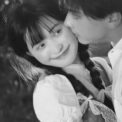 优质高清黑白情侣头像我是真的爱你