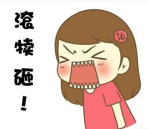不爽的表情包赶到很烦