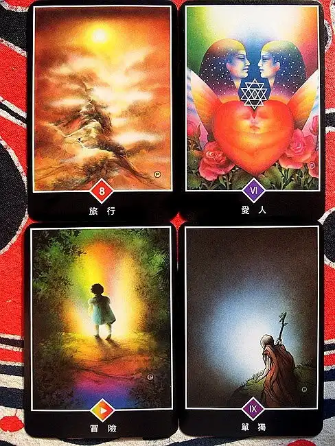 奥修禅塔罗牌的插图艺术